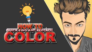 how to quick find and replace color in illustrator cs6