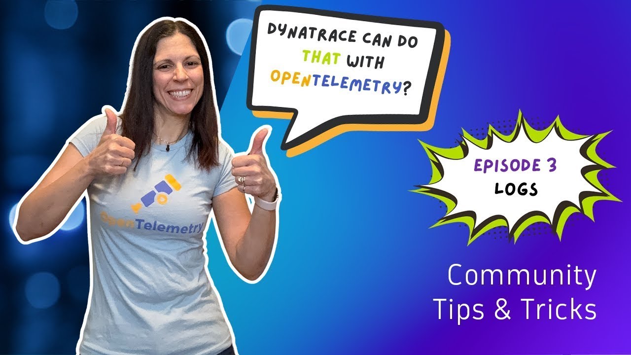 Dynatrace Can Do THAT with OpenTelemetry? | The Logs App - YouTube