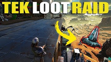 TEK LOOT FROM A RAID! - OFFICIAL SMALL TRIBE SERVERS PVP S2 Ep13 | ARK: SURVIVAL EVOLVED