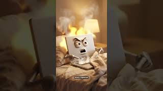 Laptop Cepat Lemot? 💻🔥 | Bahaya Pakai Laptop di Kasur #laptop #shorts #videoanimasi #kontenedukasi