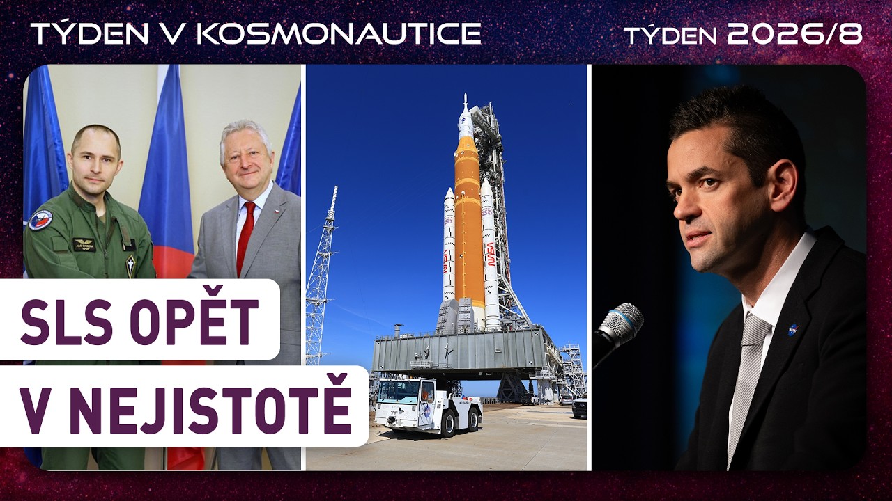 Týden v kosmonautice 2026/8 - SLS opět v nejistotě