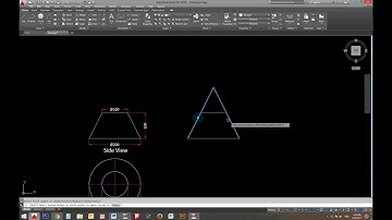 Development of a cone in AutoCAD
