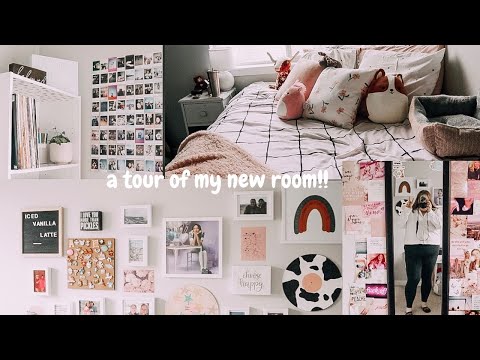 a tour of my new room!!