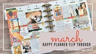 March 2017 Flip Through | Happy Planner As A Daily Memory Keeper