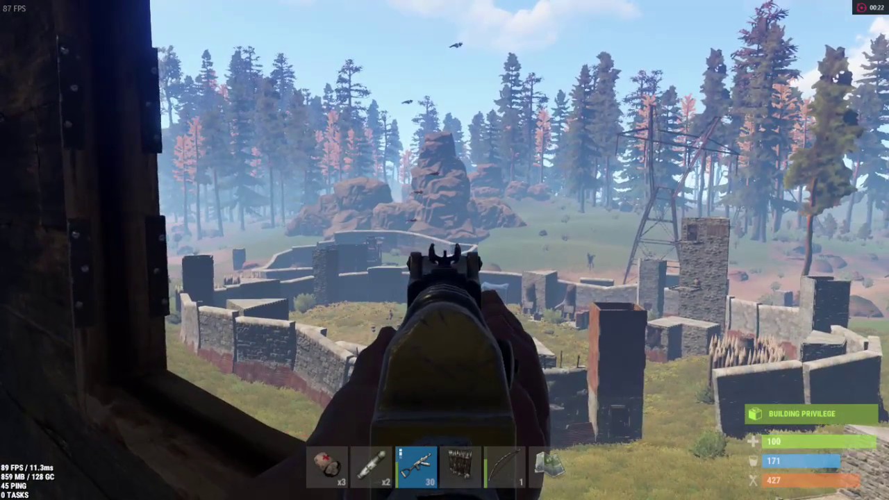 Rust - How wipe a tower in rust - YouTube
