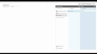 OneNote Tutorial for taking lecture notes