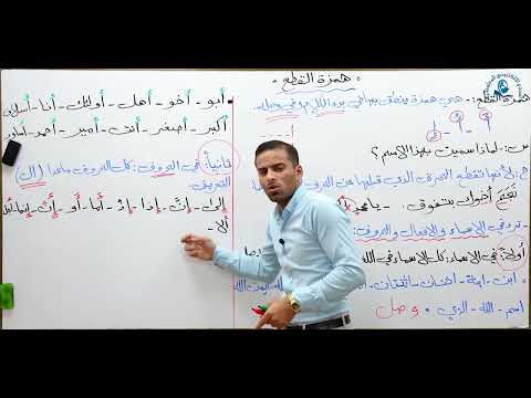 مادة اللغة العربية للصف الثالث متوسط همزة القطع