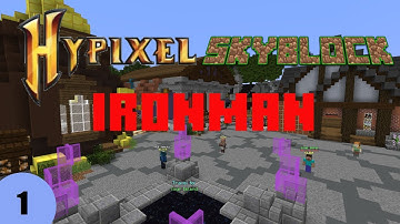 Hypixel Skyblock | IRONMAN | EPISODE 1 - A FRESH START