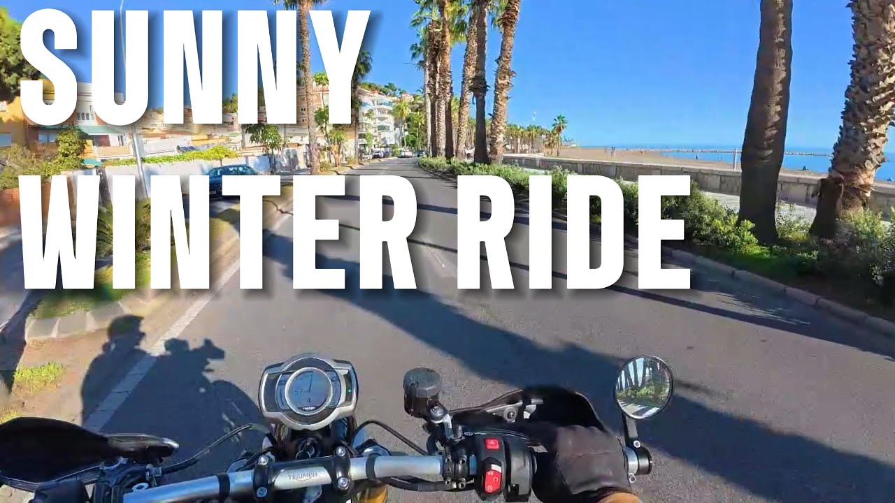 A perfect winter ride through Málaga - POV Motorcycle