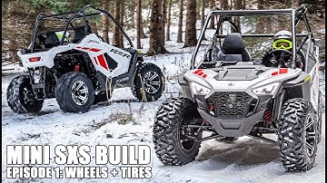 Bigger Wheels & Tires! Polaris RZR 200 Build - EP 01 - Installing & Testing Traxion Offroad Tires