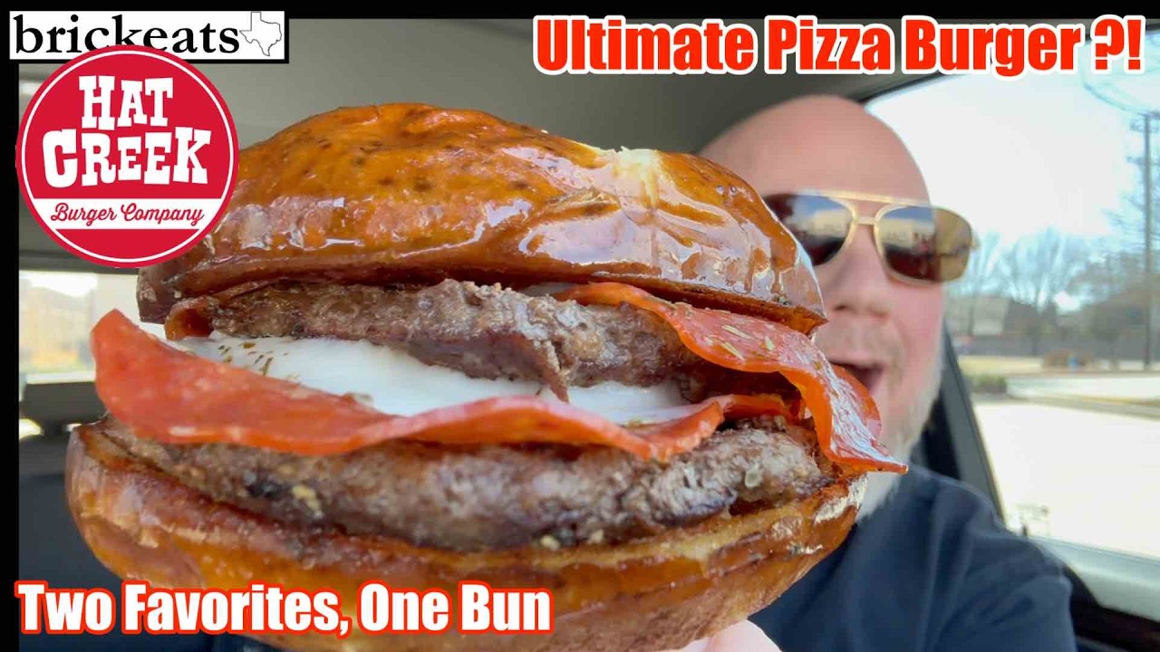 Пицца-бургер от Hat Creek?! Две легенды, одна булочка 🍔🍕