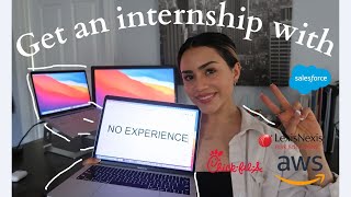 how I landed my first internship with 0 experience || 1st gen advice