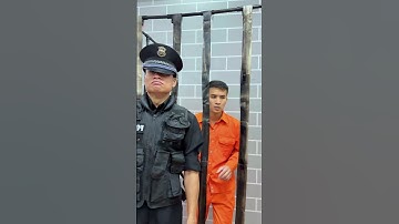 [Anh Cu Cai] Nhà tù bằng giấy của cảnh sát noob || Noob police paper prison #shorts #trending