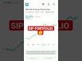 "SIP beginners portfolioREVIEW"😀🥰#sip #financially freedom #top