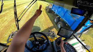 Cab View | New Holland FR550 | Grass Silage