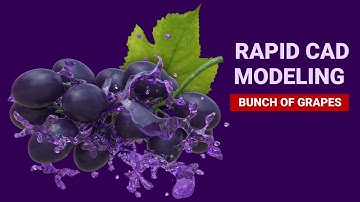 Rapid organic CAD modeling and prototyping: Bunch of grapes