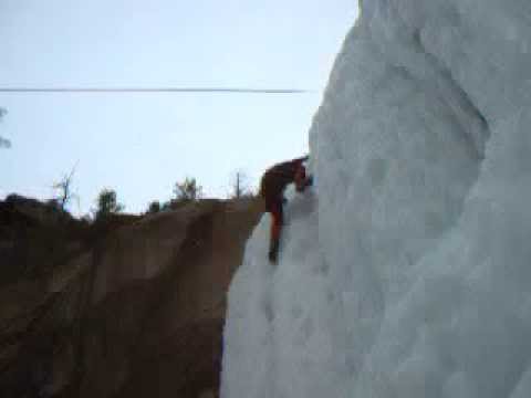 Ice Climbing Joe's Valley by Climb Utah