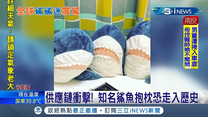 IKEA紅遍全球"鯊魚抱枕"供應鏈衝擊將停產走入歷史！ 店家"抱枕"比沙發夯網友連署喊話業者"別讓它滅絕"｜記者 陳淮安｜【國際局勢。先知道】20210928｜三立iNEWS - 天天要聞