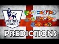 Premier League Punters  Week 8 Match Predictions