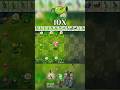 10X Pea Shooter vs 30 Different Zombies (pt 1) #pvz #plantsvszombies #pvzfusion