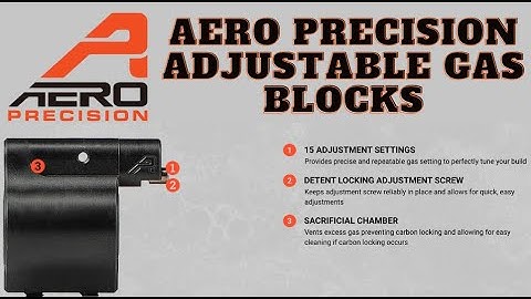 AERO Precision Adjustable Gas Blocks