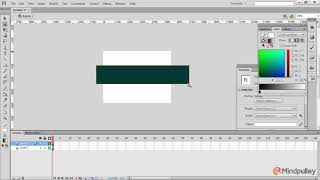 009 Shining text mask effect - Adobe Flash Tutorial in Hindi screenshot 5