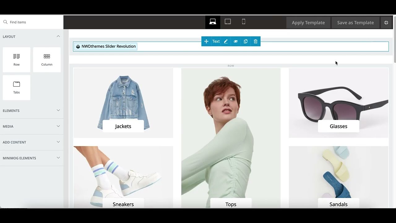 How to use Page Builder MinimogMG The High Converting Magento 2 Theme ...