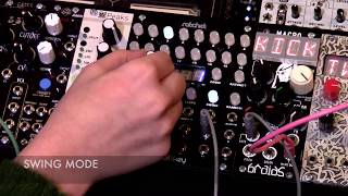 Schottkey Modular - Ratchet Demo Video - Functions - Rhythm/Event/Drum Sequencer - Eurorack