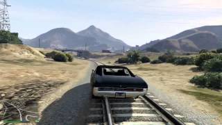 GTA 5 - Trashing a Muscle Car