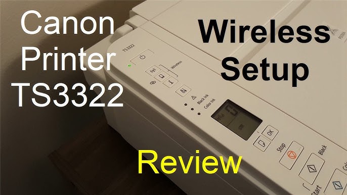 Canon TS3350 : How to Setup the Wi-Fi (iPhone & Android) Wireless  Connection 