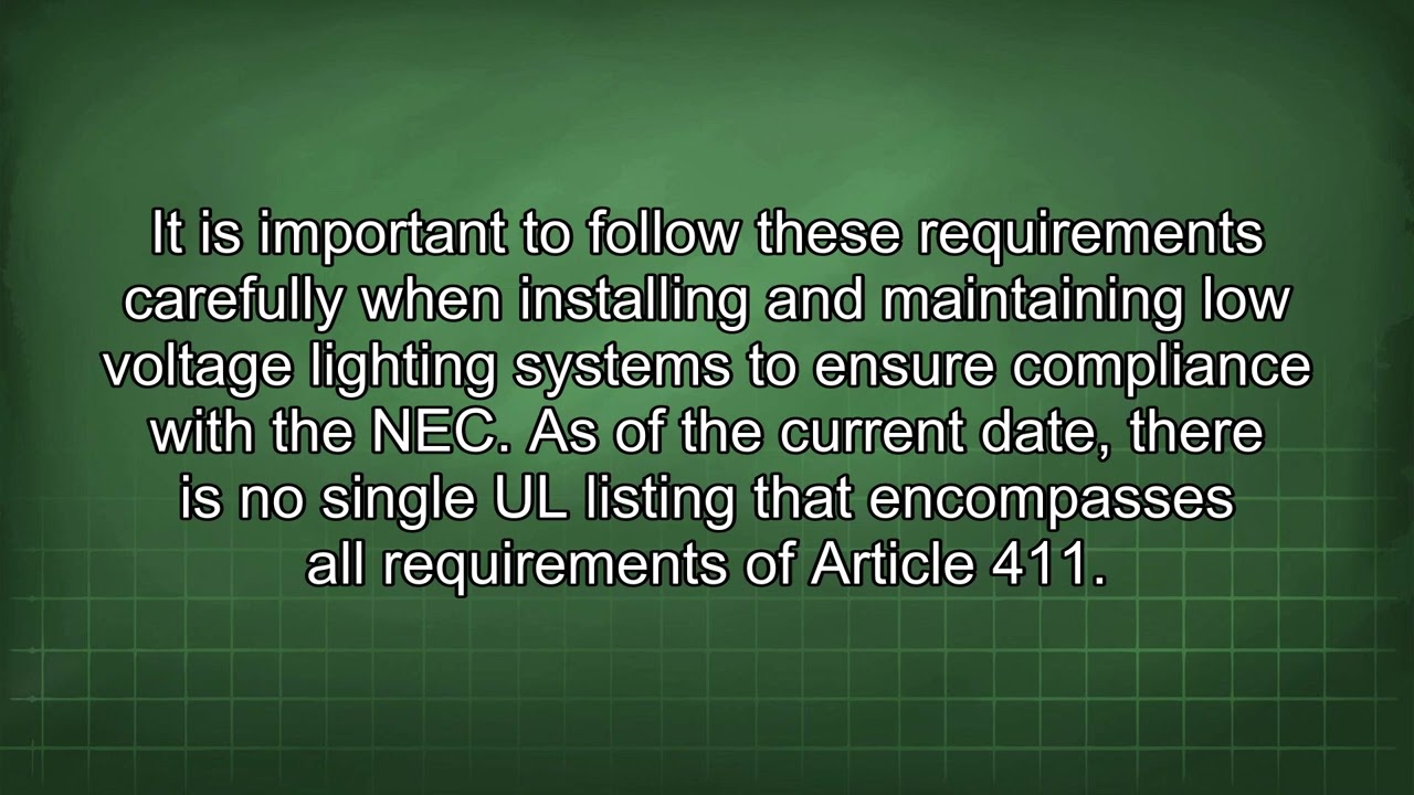 UL Listings and NEC Article 411 Explained Simply