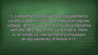 UL Listings and NEC Article 411 Explained Simply