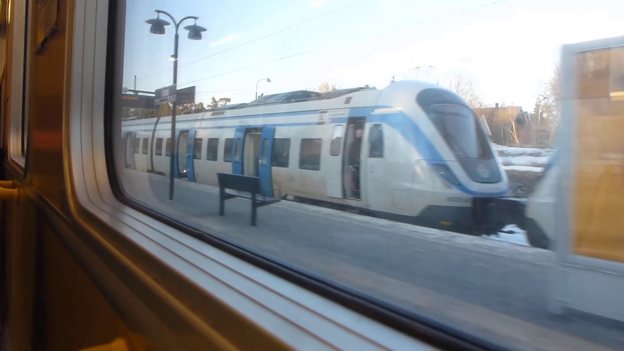 Stockholm Commuter Rail X10 train ride: Nynäshamn-Västerhaninge