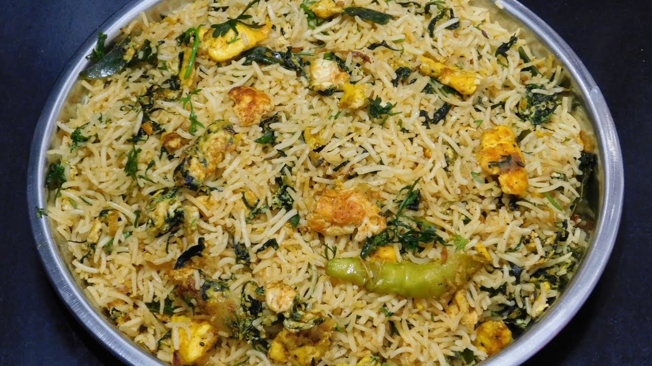 Menchie Fried Rice Menthi Egg Fried Rice || Methi Egg Fried Rice || Best Lunch Box Recipe ...