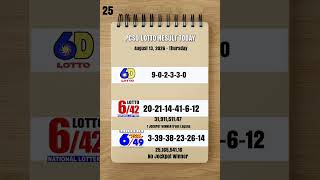 Lotto Result Today 9pm Draw August 13 2026 PCSO 49 42