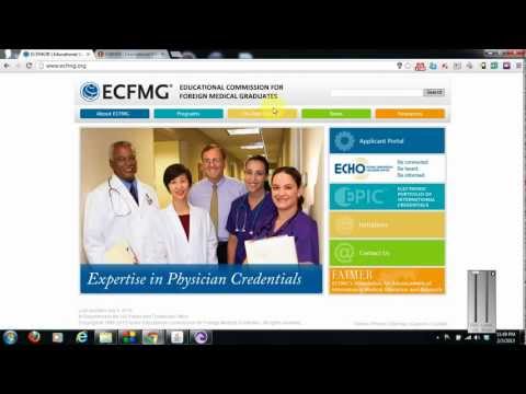 Get an ECFMG/USMLE ID & Password and Begin your Step 1/2CK/2CS Application - USMLE to Residency