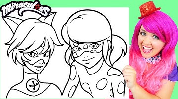 How To Color Miraculous Ladybug | Markers