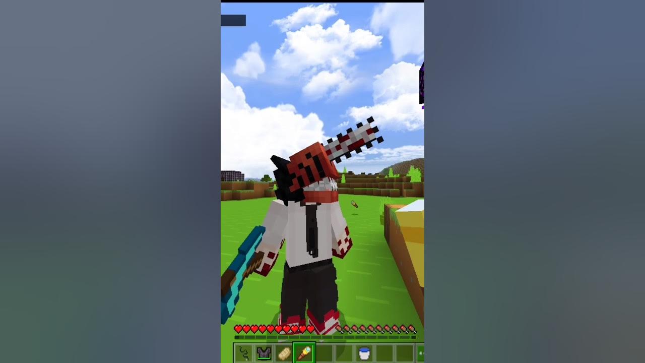 Chainsaw Man Revenge in Minecraft 🥺 part-6 #shorts #chainsawman #minecraft