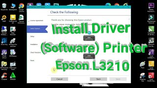 Cara Install Driver (Software) Printer Epson L3210 Menggunakan DVD RW (CD) screenshot 5