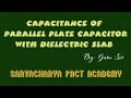 Capacitance Of Parallel Plate Capacitor: Current Electricity