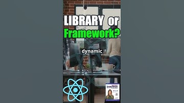 Is React a Library or a Framework? #ReactJS #angularjs #javascript #html #webdev #webdevelopement