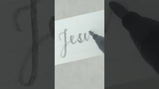 Letra cursiva - Jesús