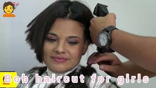 P✂️ Stunning Bob Haircut for Women! 💇‍♀️ | Easy Back Hair Cutting Tutorial #haircuthead #bobhaircut 