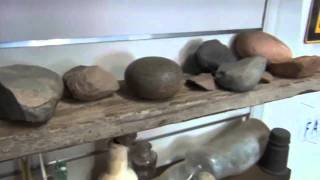 My Antique Bottles, Old Relics, Australiana, Aboriginal Tools and Metal Detecting Display Pt 1