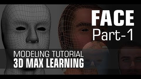 Create Face in 3dmax with poly modeling ( Part 1 )