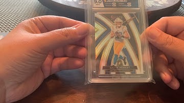 My first HGA return. Herbert, Burrow, Wilson rookies