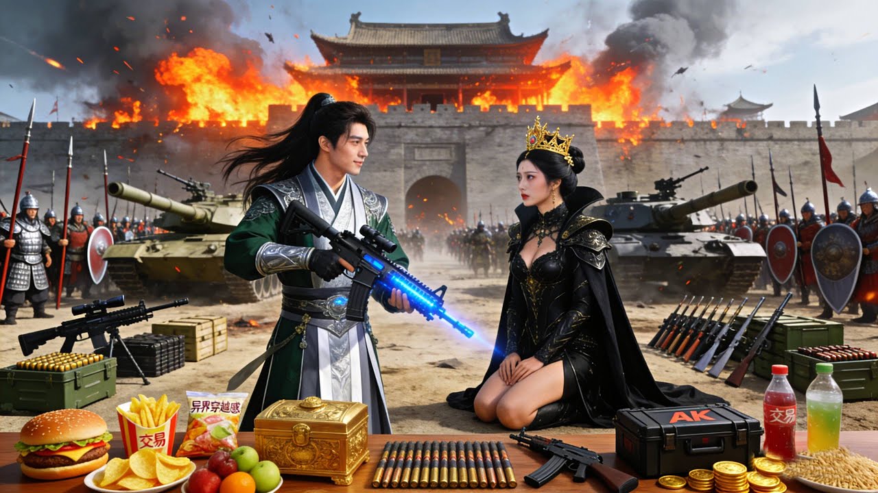 شاب فقير فتح متجرًا يعبر الزمن، يبيع معدات حديثة ويستدعي دبابات تجتاح المعارك، حتى الإمبراطورة خضعت