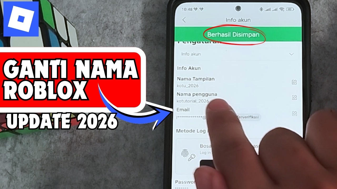 Cara Ganti Nama Roblox Terbaru 2026 Username Display Name Lengkap 