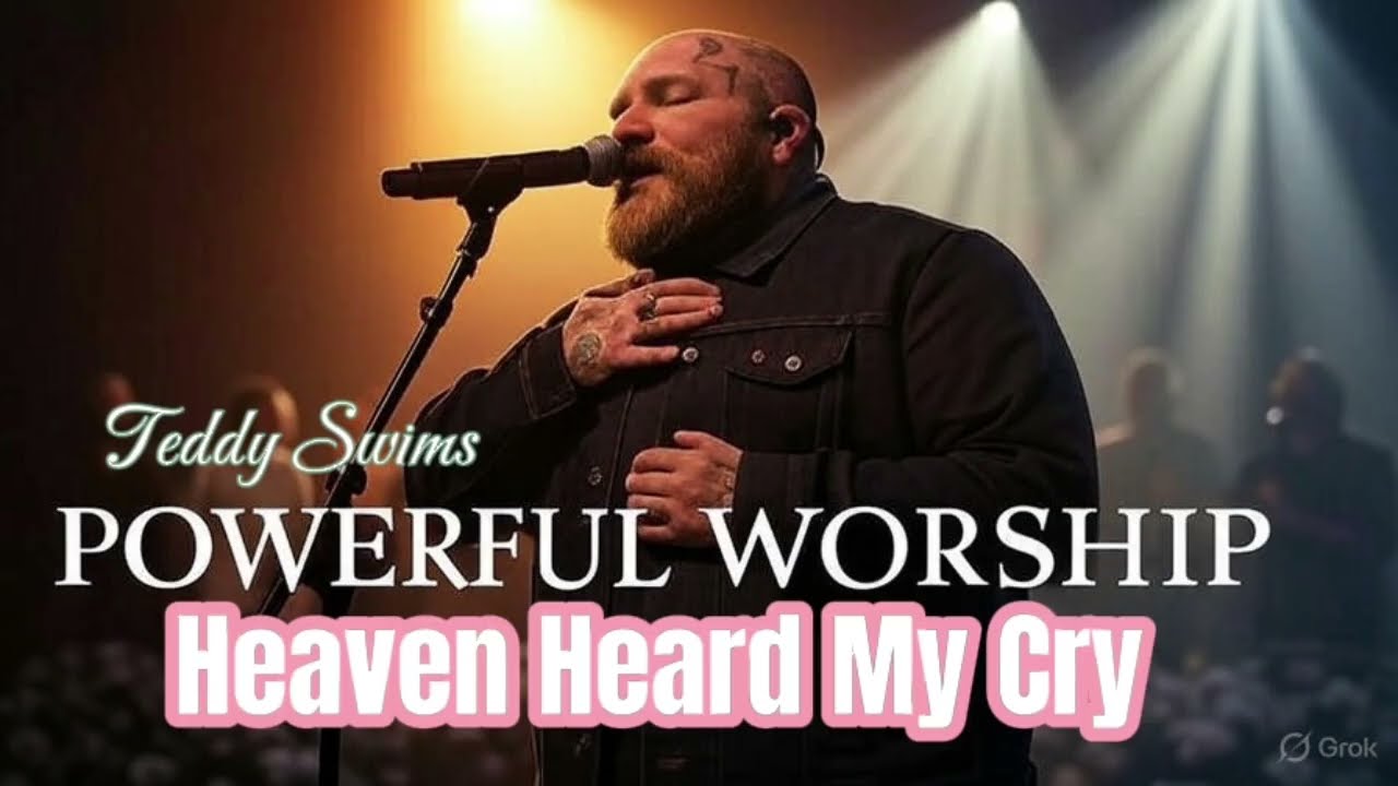 Teddy Swims|Heaven Heard My Cry|Soulful, emotional full of gospel, passion & God’s healing presence.