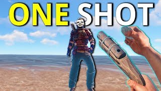 ONE SHOT From An EOKA PISTOL MADE ME RICH On WIPE DAY! - Rust Solo Survival 2/2